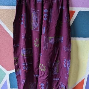 Vintage maroon skirt